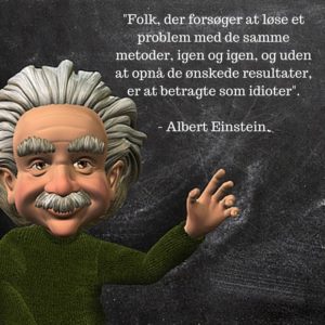 Einsteins definition af en idiot