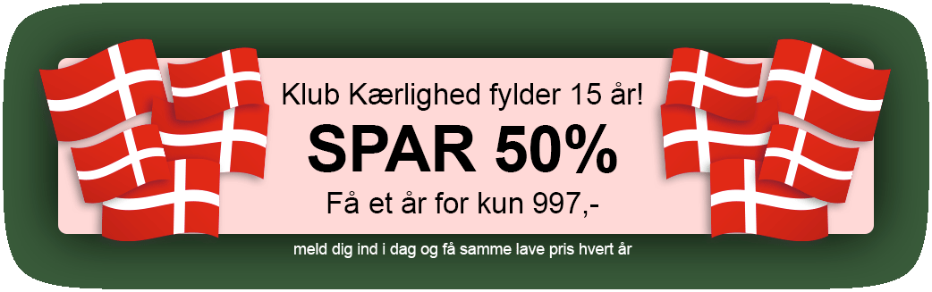 Fødselsdagstilbud Klub Kærlighed